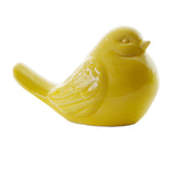 Maxbell Ceramic Bird Shaped Ornament Statue Figurine Photo Props Home Decor -Yellow - Aladdin Shoppers