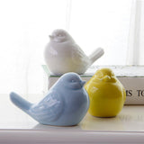 Maxbell Cute Birds Shaped Animals Figurines Sculpture for Home Decoration Gifts Blue - Aladdin Shoppers
