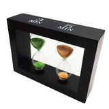 Maxbell 2 in 1 Sandglass Hourglass Sand Clock Timers Desktop Clock 3 & 5 Minutes