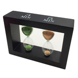Maxbell 2 in 1 Sandglass Hourglass Sand Clock Timers Desktop Clock 3 & 5 Minutes