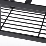 Maxbell 2 Tier Stainless Steel Storage Rack Shelf Glass Dispenser Metal Stand Base 6 Units - Aladdin Shoppers