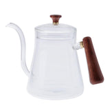 Max 1 Pc Pour Over Kettle Gooseneck Long Narrow Spout Pot Wooden Handle