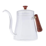 Max 1 Pc Pour Over Kettle Gooseneck Long Narrow Spout Pot Wooden Handle