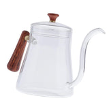 Max 1 Pc Pour Over Kettle Gooseneck Long Narrow Spout Pot Wooden Handle