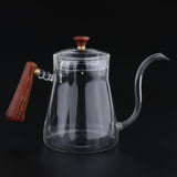 Max 1 Pc Pour Over Kettle Gooseneck Long Narrow Spout Pot Wooden Handle