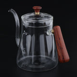 Max 1 Pc Pour Over Kettle Gooseneck Long Narrow Spout Pot Wooden Handle
