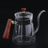 Max 1 Pc Pour Over Kettle Gooseneck Long Narrow Spout Pot Wooden Handle