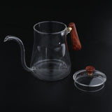 Max 1 Pc Pour Over Kettle Gooseneck Long Narrow Spout Pot Wooden Handle