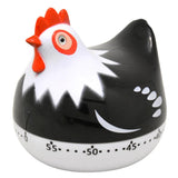 Max Hen Shape Kitchen Timer Manual Mechanical Food Cooking Timers Black
