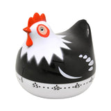 Max Hen Shape Kitchen Timer Manual Mechanical Food Cooking Timers Black