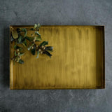 Maxbell Brass Fruit Cakes Iron Serving Tray Tea Plate Organizer Platter Supplies - Aladdin Shoppers