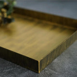 Maxbell Brass Fruit Cakes Iron Serving Tray Tea Plate Organizer Platter Supplies - Aladdin Shoppers