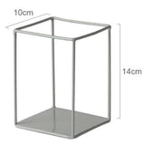 Max Iron Frame Geometric Earrings Hanger Display Organizer Rack White