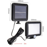 Max Solar Power 56 LED Light PIR Motion Sensor Outdoor Security Garden Lamp
