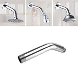 Max 15cm Stainless Steel Shower Head Extension Angled Shower Arm Extra Pipe
