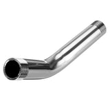 Max 15cm Stainless Steel Shower Head Extension Angled Shower Arm Extra Pipe