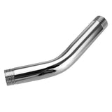 Max 15cm Stainless Steel Shower Head Extension Angled Shower Arm Extra Pipe