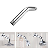 Max 15cm Stainless Steel Shower Head Extension Angled Shower Arm Extra Pipe