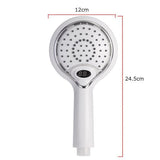 Max LED Hand Shower 3 Colors Changing  Light Automatically Changing Shower Head