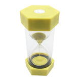Max Plastic Hourglass Sand Timer Hourglass Sand Clock Timer 1 Minute-Yellow