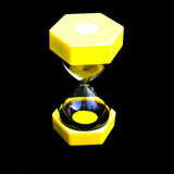 Max Plastic Hourglass Sand Timer Hourglass Sand Clock Timer 1 Minute-Yellow