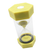 Max Plastic Hourglass Sand Timer Hourglass Sand Clock Timer 2 Minutes-Yellow