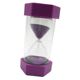 Max Plastic Hourglass Sand Timer Hourglass Sand Clock Timer 40 Minutes-Purple