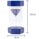 Max Plastic Hourglass Sand Timer Hourglass Sand Clock Timer 2 Seconds Dark Blue