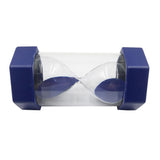 Max Plastic Hourglass Sand Timer Hourglass Sand Clock Timer 2 Seconds Dark Blue