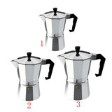 Max Home Bar Aluminum Coffee Moka Maker Pot Espresso Maker Moka Pot  3 Cups