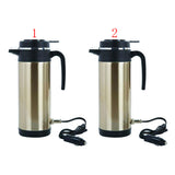 Max Portable Car Electric Kettle Outdoor Travel Water Kettle Light Golden 12V
