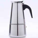 Maxbell EU Plug Espresso Moka Stove Top Stainless Steel Percolator Coffee Pot 6CUP