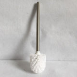 Maxbell Toilet Brush Toilet Scrubber with Stainless Steel Handle White_1 - Aladdin Shoppers