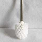 Maxbell Toilet Brush Toilet Scrubber with Stainless Steel Handle White_1 - Aladdin Shoppers