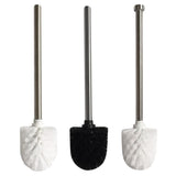Maxbell Toilet Brush Toilet Scrubber with Stainless Steel Handle White_1 - Aladdin Shoppers