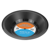 Maxbell Vinyl Record Fruit Dish Bowl Cake Plate Snacks Holder Serving Tray - Aladdin Shoppers