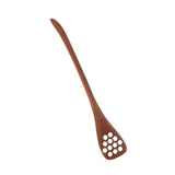 Max Wooden Hollow Out Honey Spoon Long Handle Coffee Stirring Spoon Brown