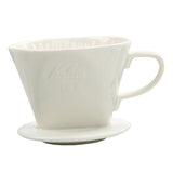 Max European Style Ceramic Coffee Filter Cup Ceramic Coffee Dripper White