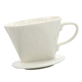Max European Style Ceramic Coffee Filter Cup Ceramic Coffee Dripper White