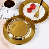 Max Golden European Style Ceramic Plate Dessert Beef Steak Spaghetti Plate