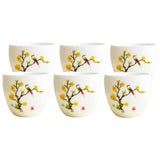 Max 6 Pcs/Set Ceramic Coffee Mugs Tea Cup Gifts for Friends Family
