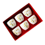 Max 6 Pcs/Set Ceramic Coffee Mugs Tea Cup Gifts for Friends Family