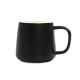Max Ceramic Water Coffee Cup with Spoon Gifts for Lovers Water Coffee Cup Black