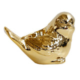 Max Cute Birds Shaped Animals Figurines Sculpture for Home Decor Gifts Golden L