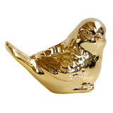 Max Cute Birds Shaped Animals Figurines Sculpture for Home Decor Gifts Golden L