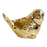 Max Cute Birds Shaped Animals Figurines Sculpture for Home Decor Gifts Golden L