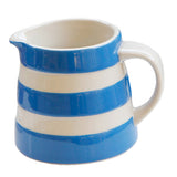 Max 1 Pc White Blue Stripe Ceramic Cup Mug with Handle for Milk Coffee Tea etc S
