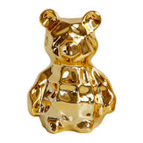 Max 1 Pc Modern Abstract Ceramic Bear Figurine Desktop Decor Children Kids Gift