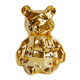 Max 1 Pc Modern Abstract Ceramic Bear Figurine Desktop Decor Children Kids Gift