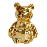 Max 1 Pc Modern Abstract Ceramic Bear Figurine Desktop Decor Children Kids Gift